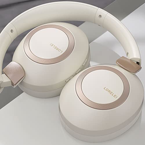 LORELEI B C6 Wireless Over Ear Headphones 50H Playtime Foldable