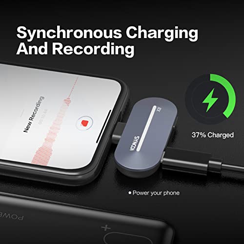 SYNCO P1L Wireless Lavalier Microphone for iPhone iPad, Plug and