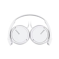 Sony ZX Series Wired On-Ear Headphones, White MDR-ZX110