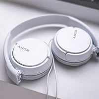 Sony ZX Series Wired On-Ear Headphones, White MDR-ZX110