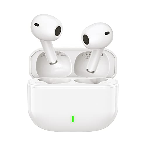  Wireless Earbuds Bluetooth 5.3 Headphones with 4-Mics