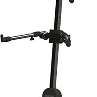 Quick Lok SL-930 Fully Adjustable Double-Tier Slant Keyboard Stand with Nylon Bag, Black