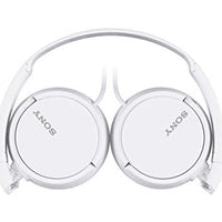 Sony ZX Series Wired On-Ear Headphones, White MDR-ZX110