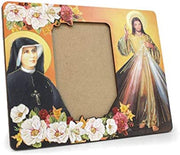 Catholic & Religious Gifts, Wood Photo Frame Divine Mercy 9.75" x 7.75"