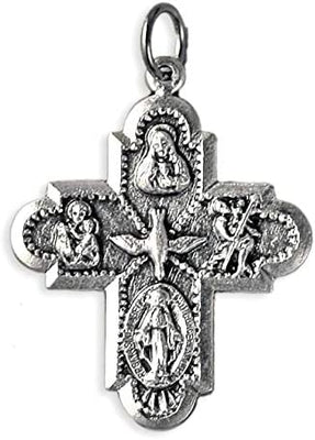 Catholic & Religious Gifts, Small Cross 4-Way Confirmation; 1.5