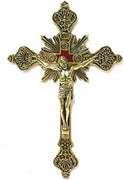 Catholic & Religious Gifts, Crucifix Gold 12"