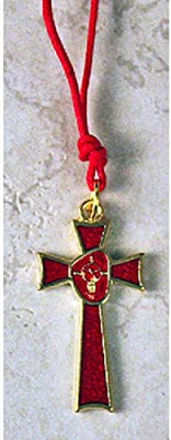 Catholic & Religious Gifts, Necklace Confirmation Gold with Cord; 1.5