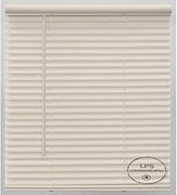 36" x 60" Alabaster 1" Mini Vinyl Cordless Window Blind (W x L)