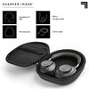 Sharper Image Soundhaven Wireless Over-Ear Bluetooth Headphones, Active Noise Canceling, 30-Hour Playtime, IPX4 Sweatproof, Music & Call Touch Controls, Connect to 2 Devices, Premium Audio Drivers