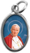 Catholic & Religious Gifts, Pendant Pope John Paul II 12pc Silver