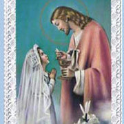 Catholic & Religious Gifts, 8UP First Communion Cards GRL (25/200)