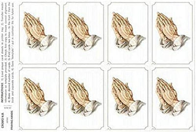 Catholic & Religious Gifts, 8UP Praying Hands 25/200