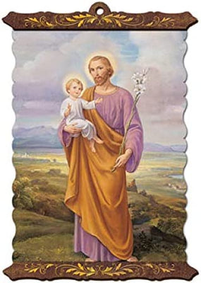 Catholic & Religious Gifts, Scroll ST Joseph; Size 8