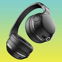 Skullcandy Hesh 2 Wireless Over-Ear Bluetooth Headphones for iPhone and Android with Microphone / 15 Hours of Battery Life / Great for Music, School, Workouts, Travel, and Gaming - Black