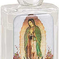 Christian Brands Our Lady of Guadalupe Glass Holy Water Bottle - 12/pk