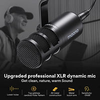 MAONO Podcast Equipment Bundle 10 Channel Audio Interface and XLR Dynamic Microphone MaonoCaster with Pro-preamp, 48V, Bluetooth for Podcast, Streaming, TikTok, Youtube, PC, Smartphone (AME2C Pro)