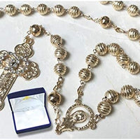 Catholic & Religious Gifts, ROSARY GOLD CHAIN W/GOLD BEADS 20.5"