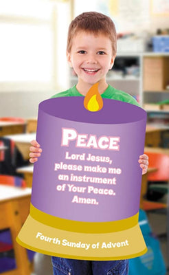 Religious Gifts The Meaning of The Advent Wreath Christmas Poster Set, 15 Inch