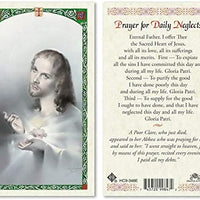 Catholic & Religious Gifts, SHJ - Prayer for Daily NEGLECTS 25/PKG