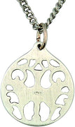 Creed The Holy Spirit Dove 5/8 Inch Sterling Silver Pierced Medal