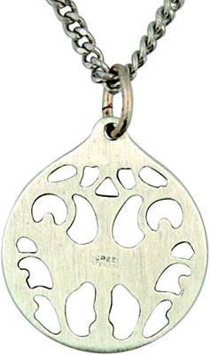 Creed The Holy Spirit Dove 5/8 Inch Sterling Silver Pierced Medal