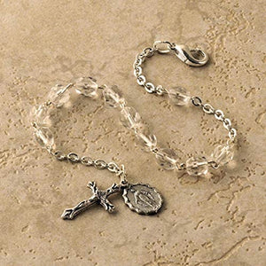 Catholic & Religious Gifts, Rosary Bracelet Birthstone - April