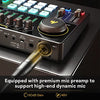 MAONO Podcast Equipment Bundle 10 Channel Audio Interface and XLR Dynamic Microphone MaonoCaster with Pro-preamp, 48V, Bluetooth for Podcast, Streaming, TikTok, Youtube, PC, Smartphone (AME2C Pro)