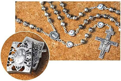 Catholic & Religious Gifts, Rosary Pope Francis Metal; 6MM; 19