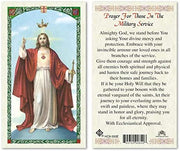 Catholic & Religious Gifts, SHJ - Prayer for Those in The Military Service 25/PKG