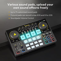 MAONO Podcast Equipment Bundle 10 Channel Audio Interface and XLR Dynamic Microphone MaonoCaster with Pro-preamp, 48V, Bluetooth for Podcast, Streaming, TikTok, Youtube, PC, Smartphone (AME2C Pro)