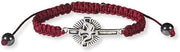 Holy Spirit Cross Corded Bracelet - 12/pk