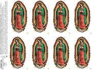 Catholic & Religious Gifts, 8UP White Background OL Guadalupe 25/200