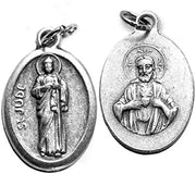 Catholic & Religious Gifts, 25pc, OXY Medal ST Jude Sacred Heart Jesus