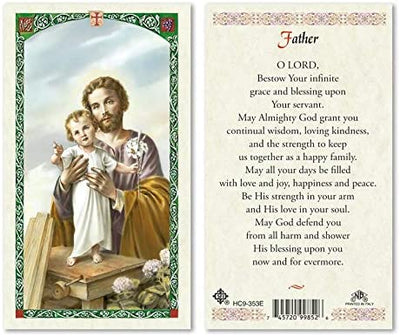 Catholic & Religious Gifts, ST Joseph - Father Prayer 25/PKG