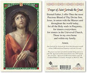 Catholic & Religious Gifts, ECCE HOMO - Prayer of ST Gertrude 25/PKG