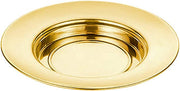 Sudbury Brass Tone Stacking Bread Plate Communion Tray, 10 1/4 Inch