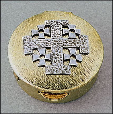 Autom Pewter & Brass Jerusalem Cross PYX (1 Pack)