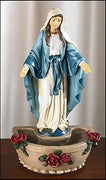 Our Lady of Grace Standing Holy Water Font