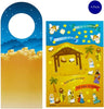 Create Your Own Nativity Christmas Hanger Craft Kit Activity, Pack of 6