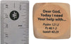 Wooden Religious Prayer Starter Cube for Kids, 1 1/4 Inch