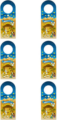 Create Your Own Nativity Christmas Hanger Craft Kit Activity, Pack of 6