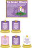 Religious Gifts The Meaning of The Advent Wreath Christmas Poster Set, 15 Inch