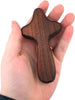 Come Holy Spirit Confirmation Hand-Held Prayer Wooden Cross with Card, 4 Inch