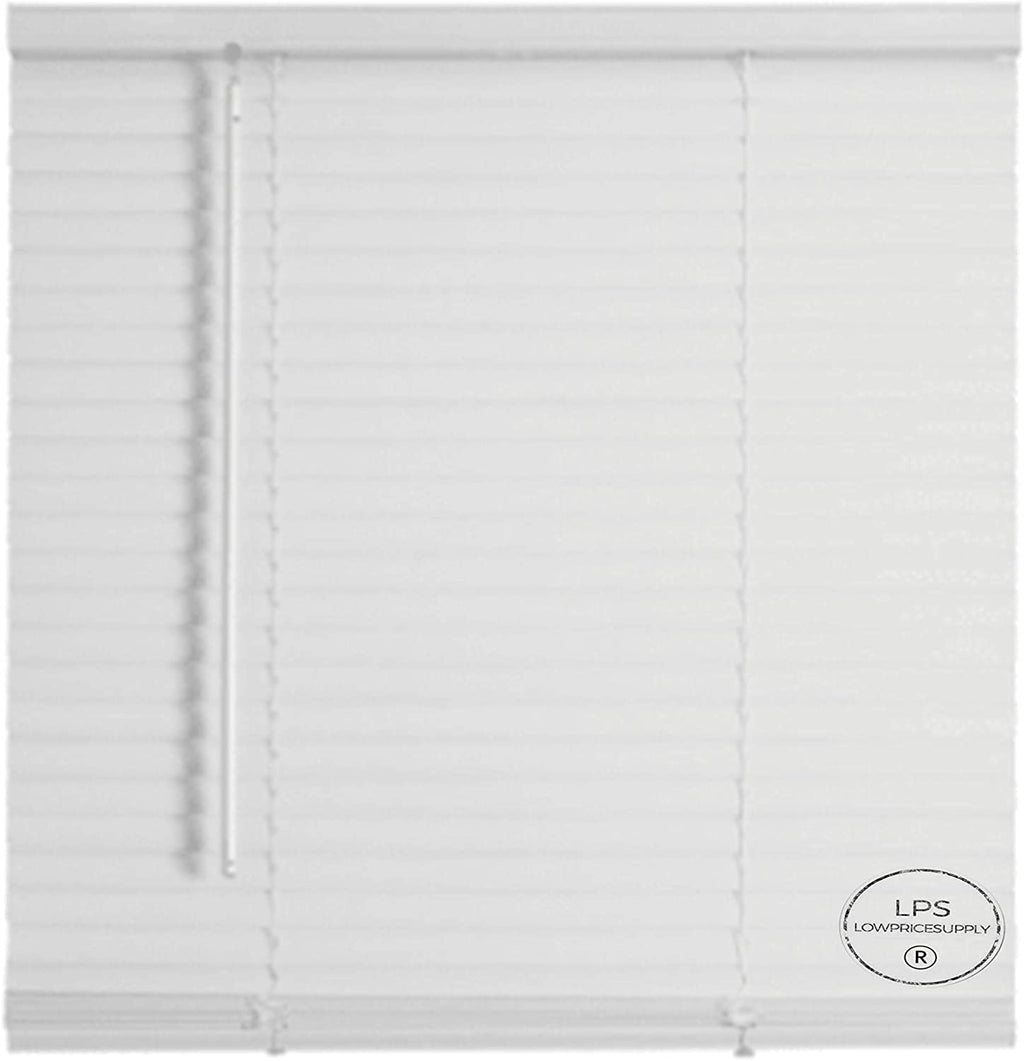 29x48" Cordless 1" Vinyl Mini Blind White