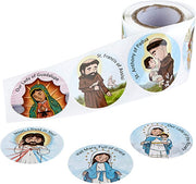 Mini Saints Easter Sticker Assortment for Church and Sunday School, He is Risen, 100 Count