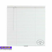 38x64" Cordless 1" Vinyl Mini Blind White